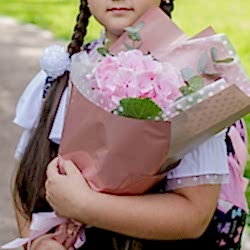 Гортензия и эвкалипт